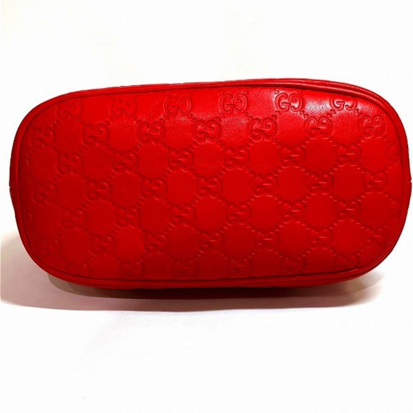 Gucci Guccissima, Red, Leather, handbag