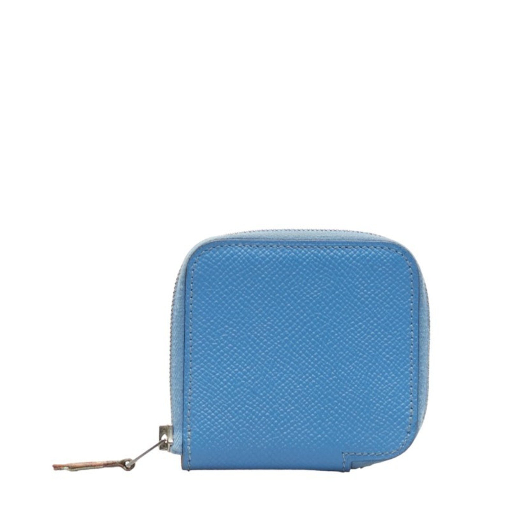 Hermès Silk'In, Blue, Leather, wallet