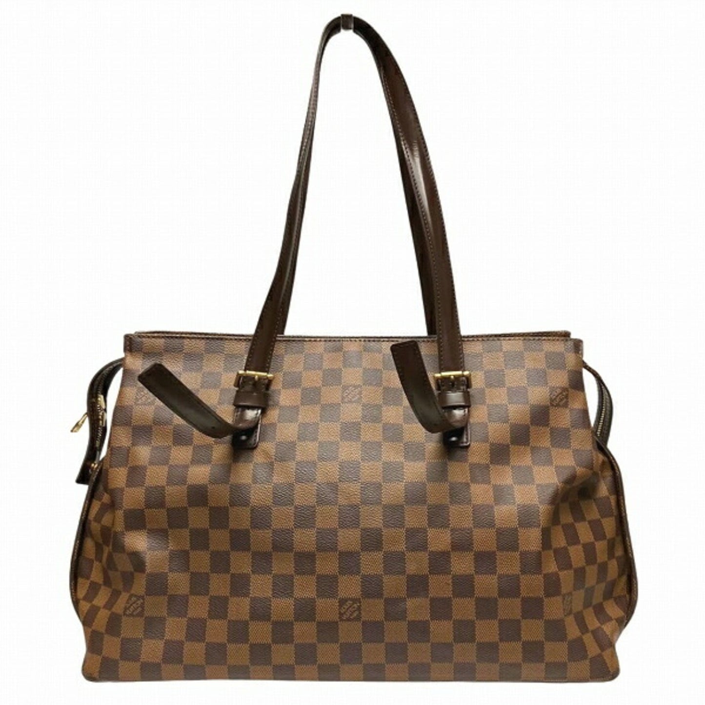 Louis Vuitton Chelsea, Brown, Canvas, shoulder