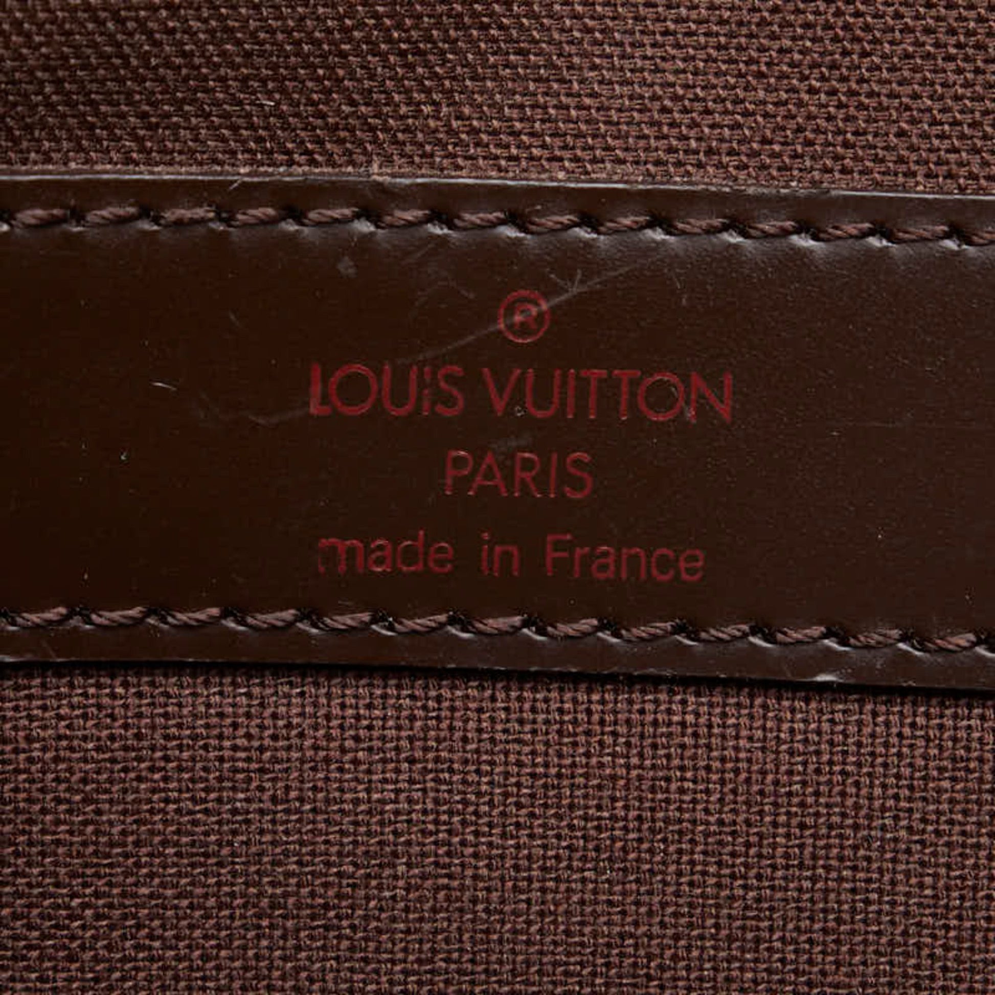 Louis Vuitton Naviglio, Brown, Canvas, shoulder