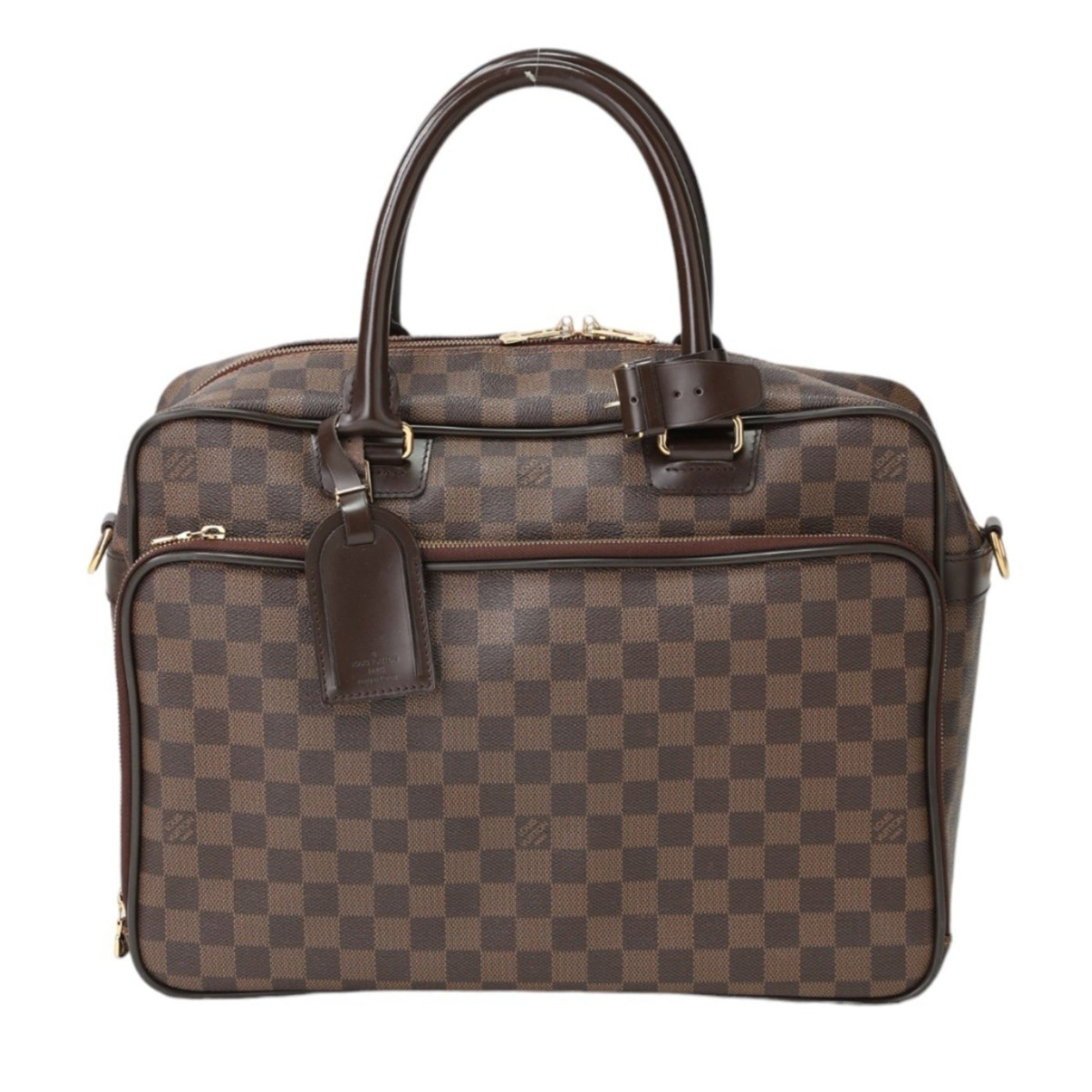 Louis Vuitton Icare, Brown, Canvas, handbag
