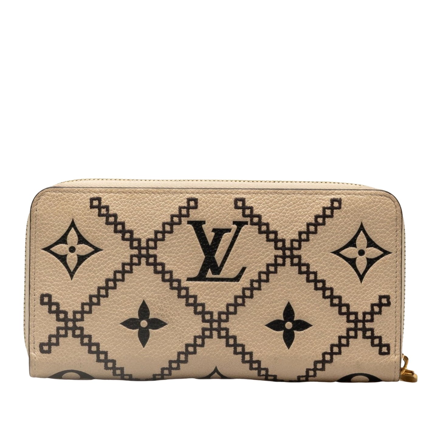 Louis Vuitton Zippy wallet, Beige, Leather, wallet