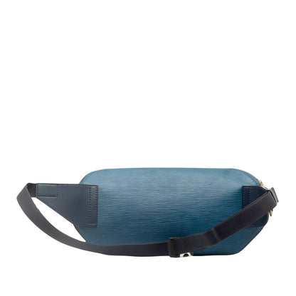 Louis Vuitton Circle, Blue, Leather, shoulder