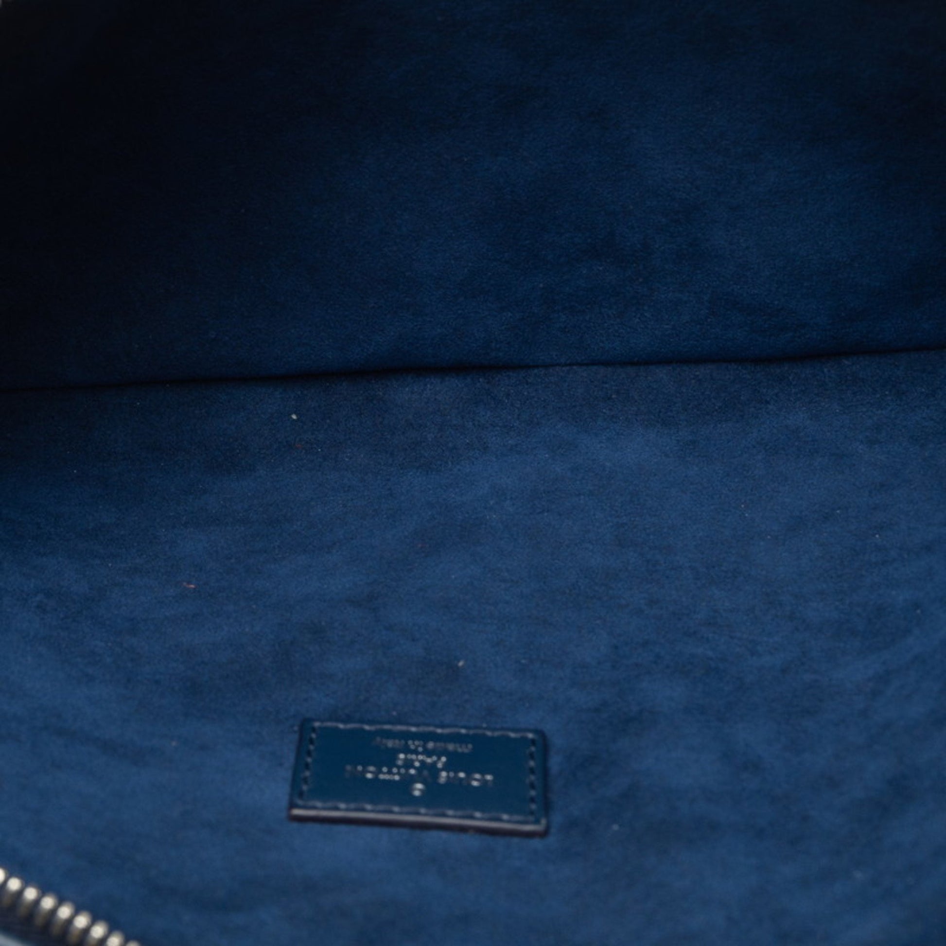 Louis Vuitton Circle, Blue, Leather, shoulder