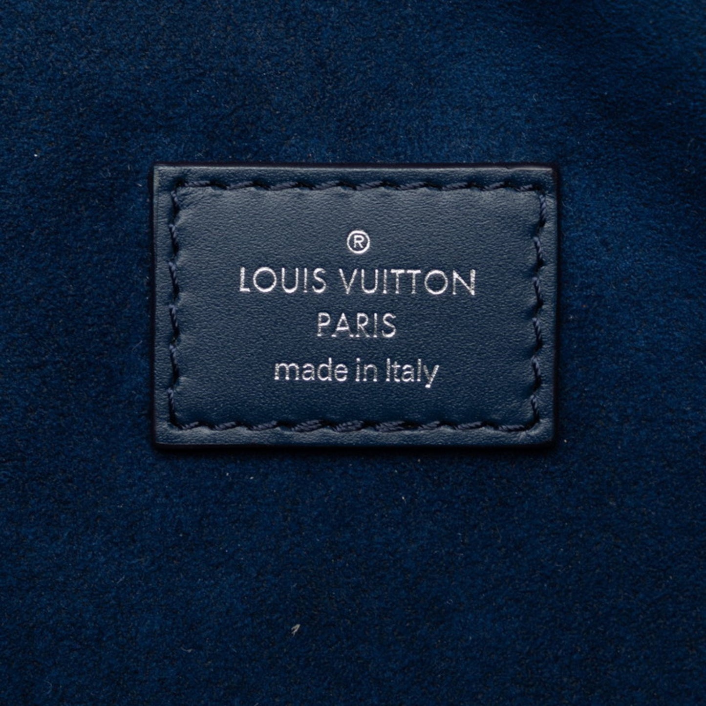 Louis Vuitton Circle, Blue, Leather, shoulder