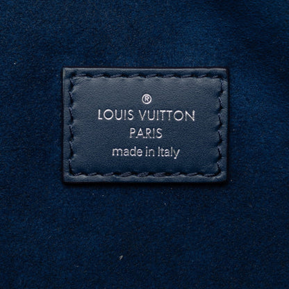 Louis Vuitton Circle, Blue, Leather, shoulder