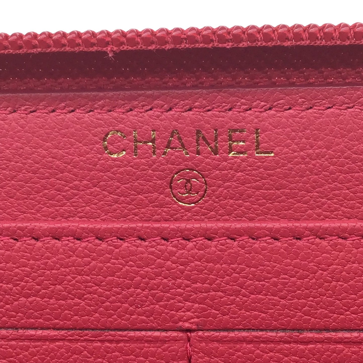 Chanel, Pink, Leather, wallet