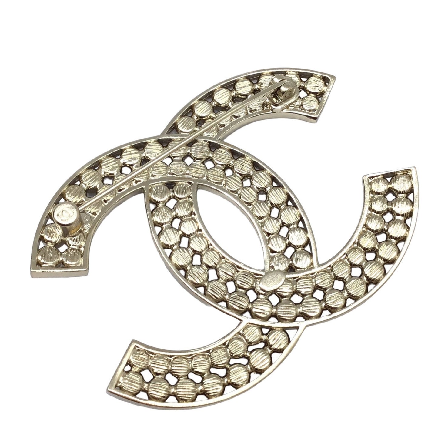 Chanel Coco Mark, Black, Gold Plated, brooch