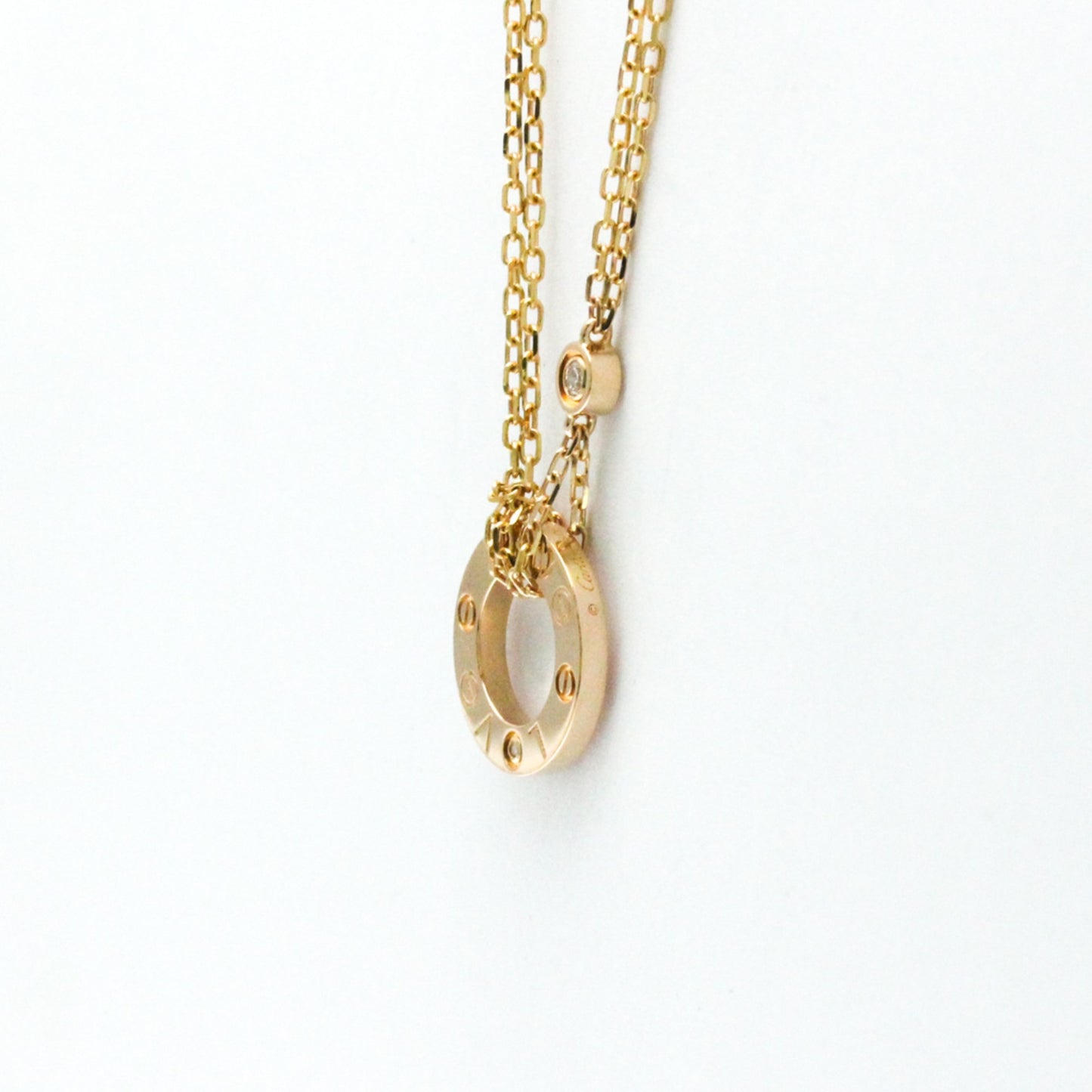 Cartier Love, Gold, Rose Gold, necklace