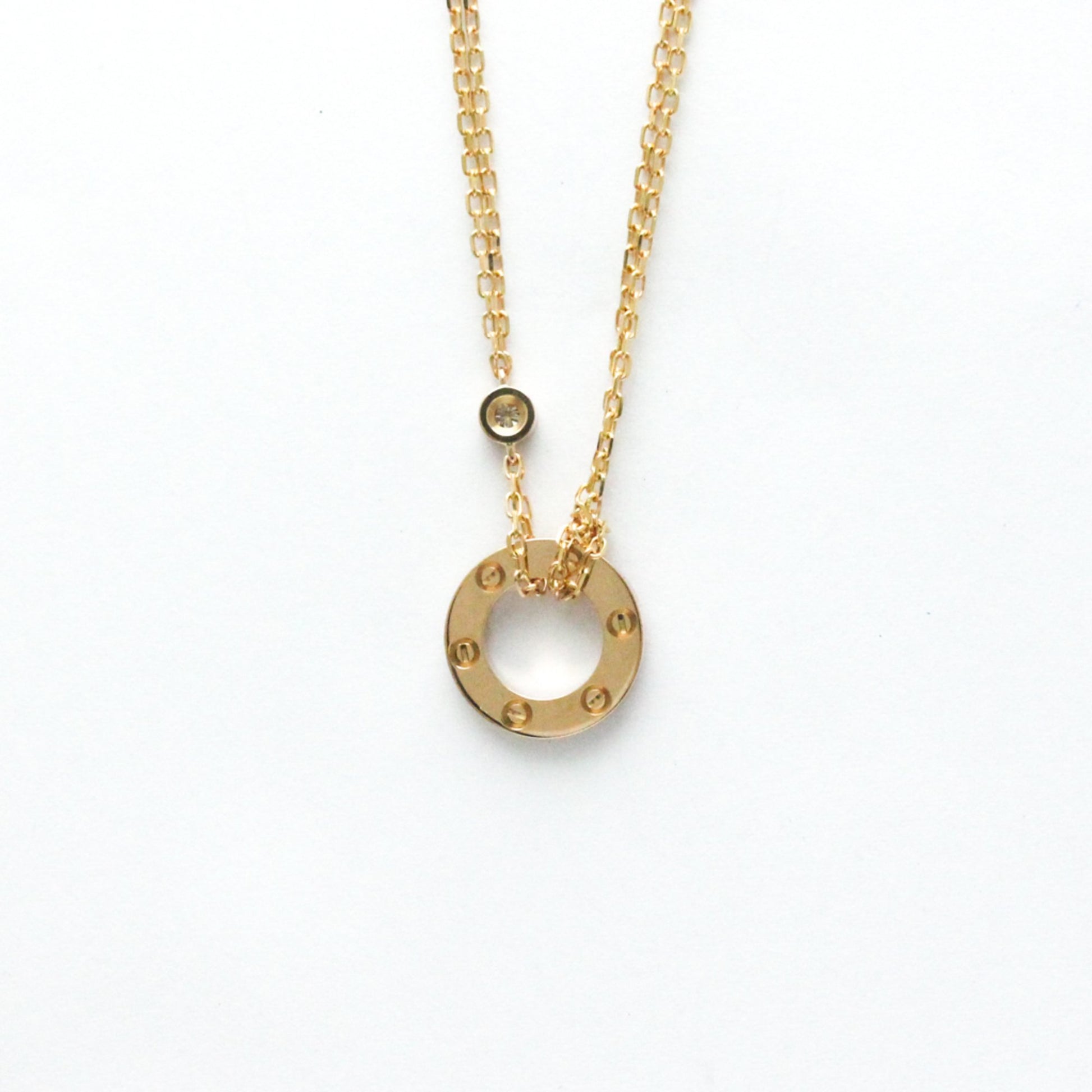 Cartier Love, Gold, Rose Gold, necklace