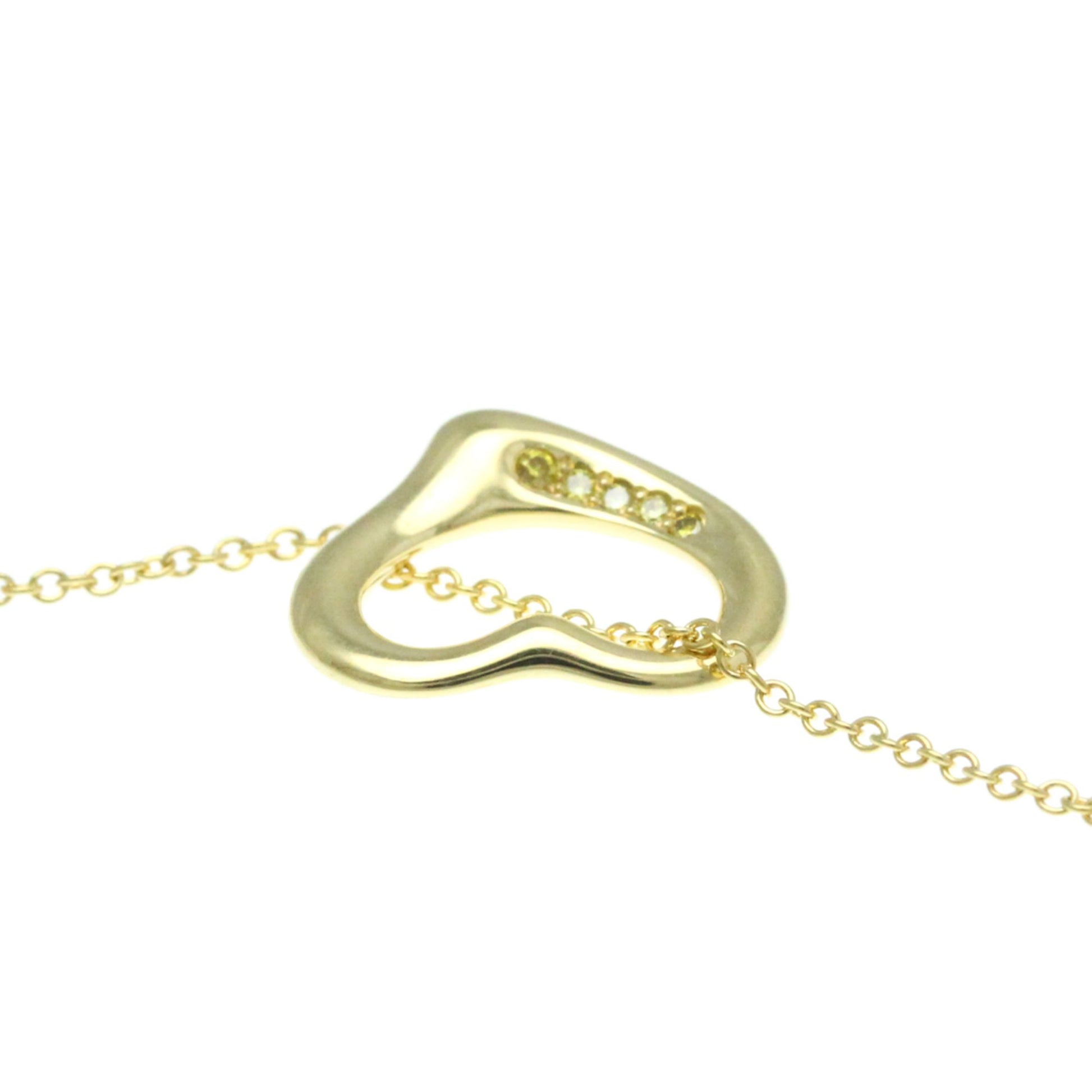 Tiffany & Co Open Heart, Gold, Yellow Gold, necklace