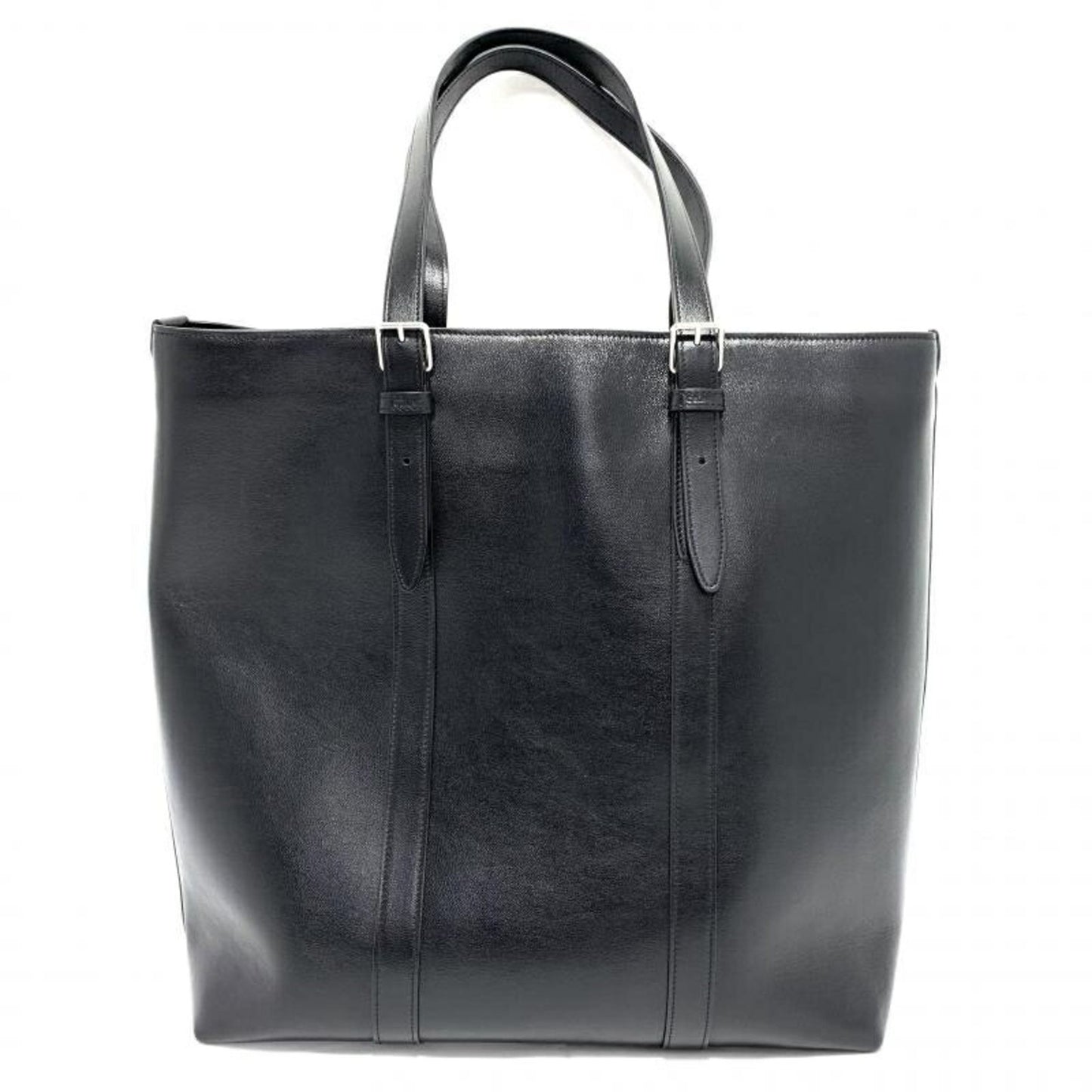 Céline Triomphe, Black, Leather, tote