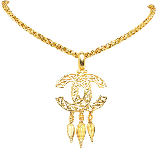 Chanel Coco Mark, Gold, Gold Plated, necklace