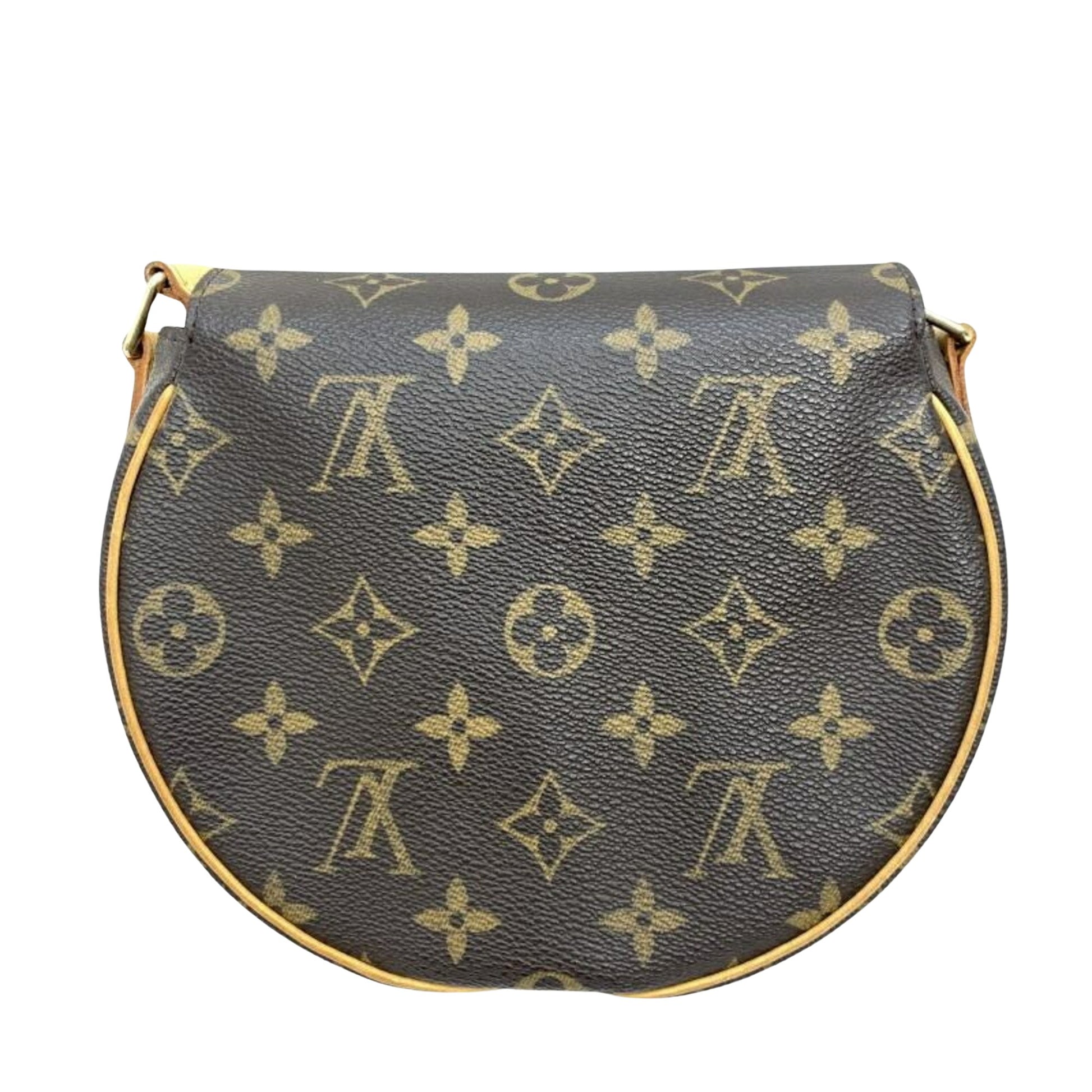 Louis Vuitton Tambourin, Brown, Canvas, shoulder