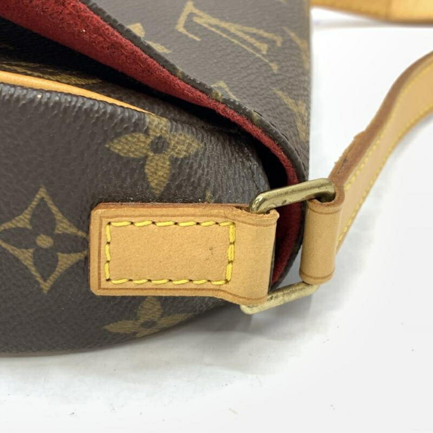 Louis Vuitton Tambourin, Brown, Canvas, shoulder