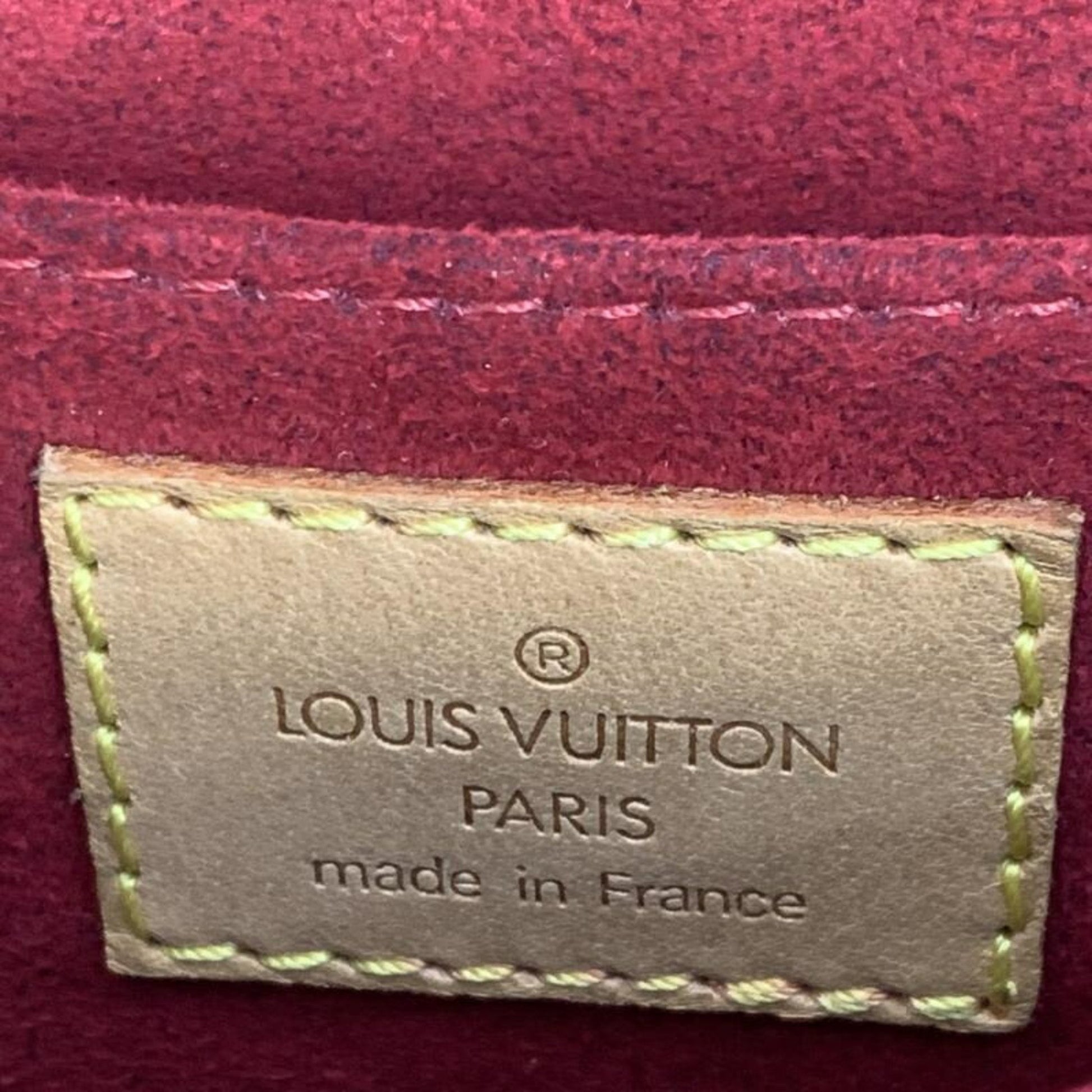 Louis Vuitton Tambourin, Brown, Canvas, shoulder