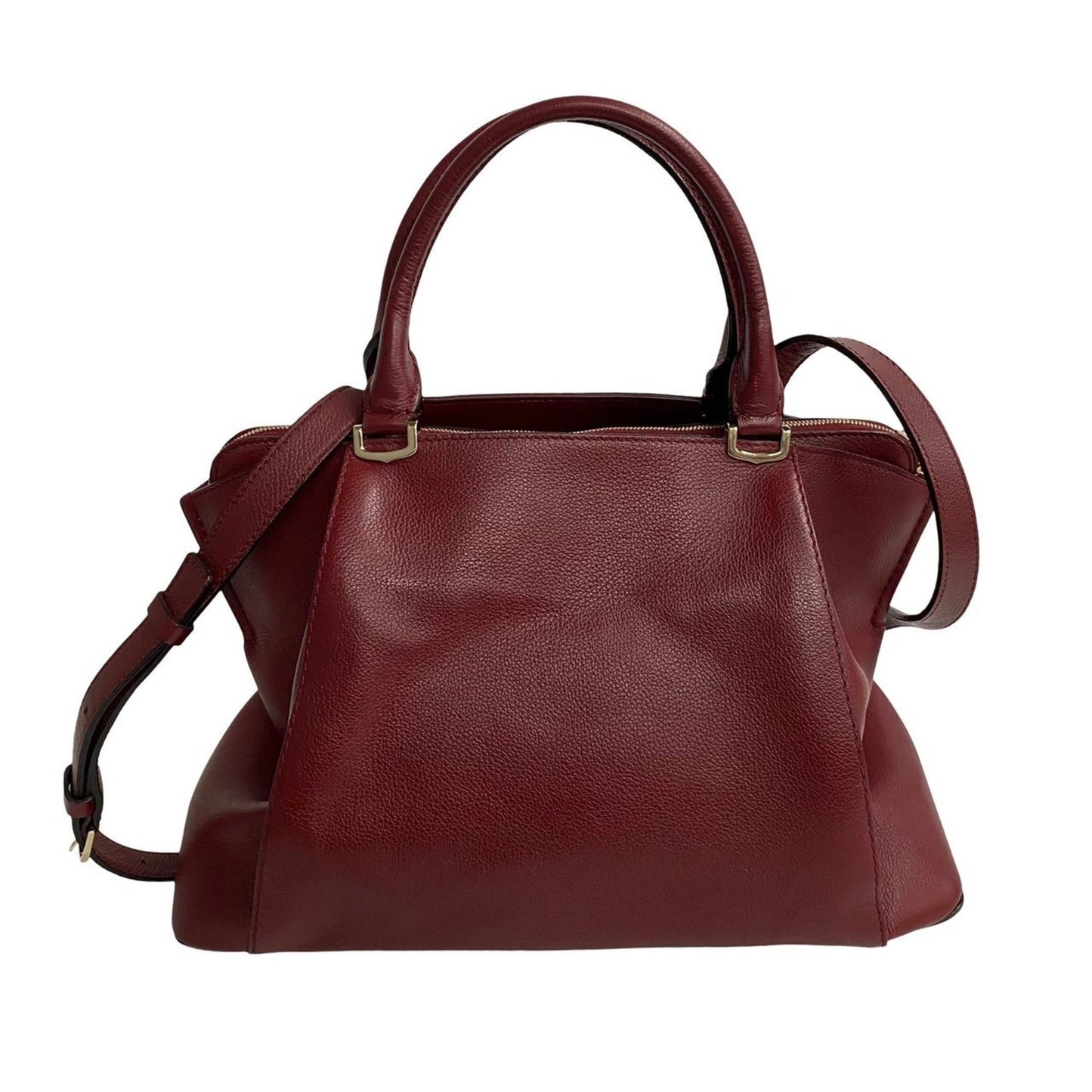 Cartier C de cartier, Burgundy, Leather, tote