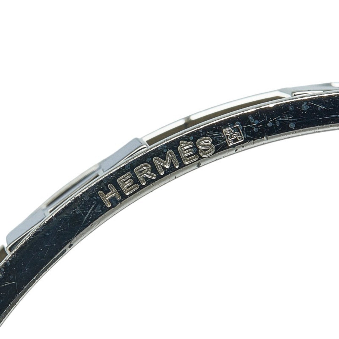 Hermès Rondo Ash, Silver, Metal, bracelet