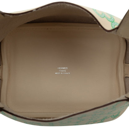 Hermès Picotin lock, Green, Leather, handbag
