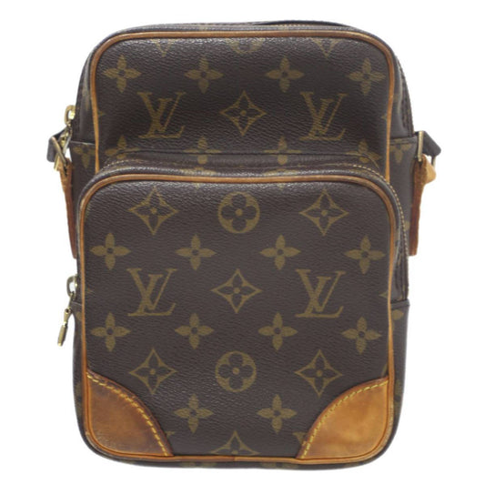 Louis Vuitton Amazon, Brown, Canvas, shoulder