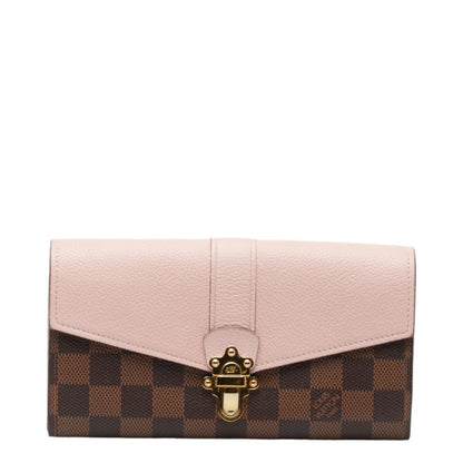 Louis Vuitton Clapton, Brown, Canvas, wallet