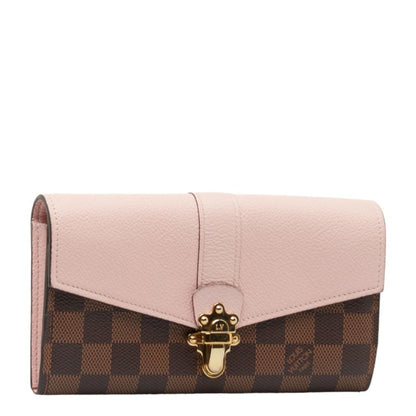 Louis Vuitton Clapton, Brown, Canvas, wallet