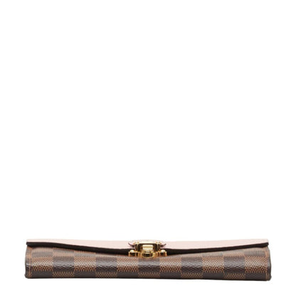 Louis Vuitton Clapton, Brown, Canvas, wallet