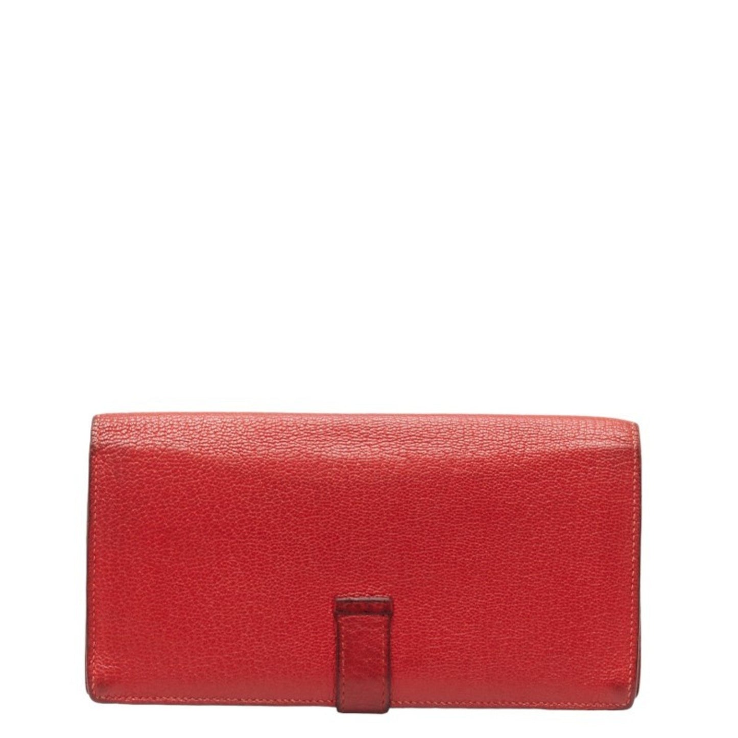 Hermès Béarn, Red, Leather, wallet