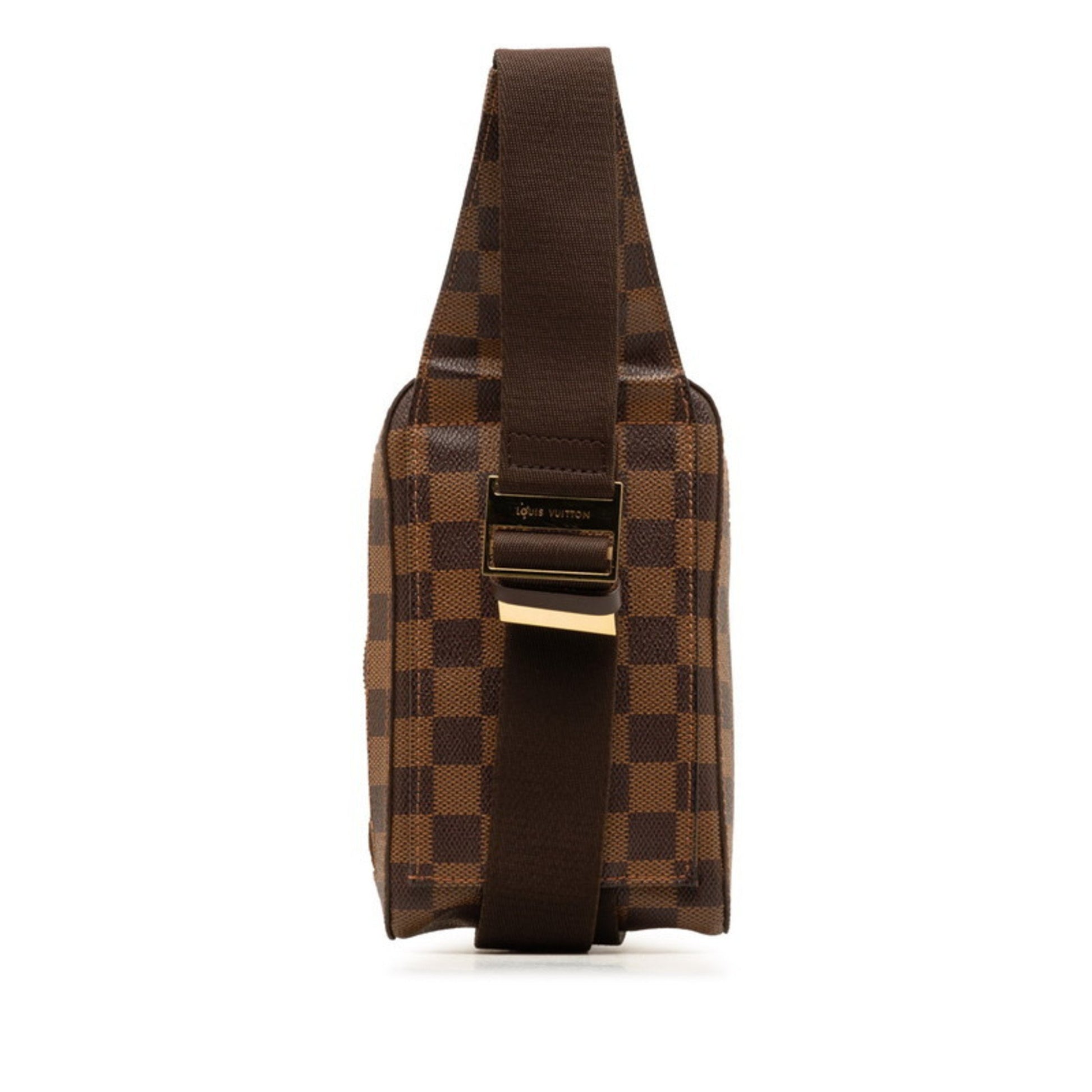 Louis Vuitton Geronimos, Brown, Canvas, shoulder