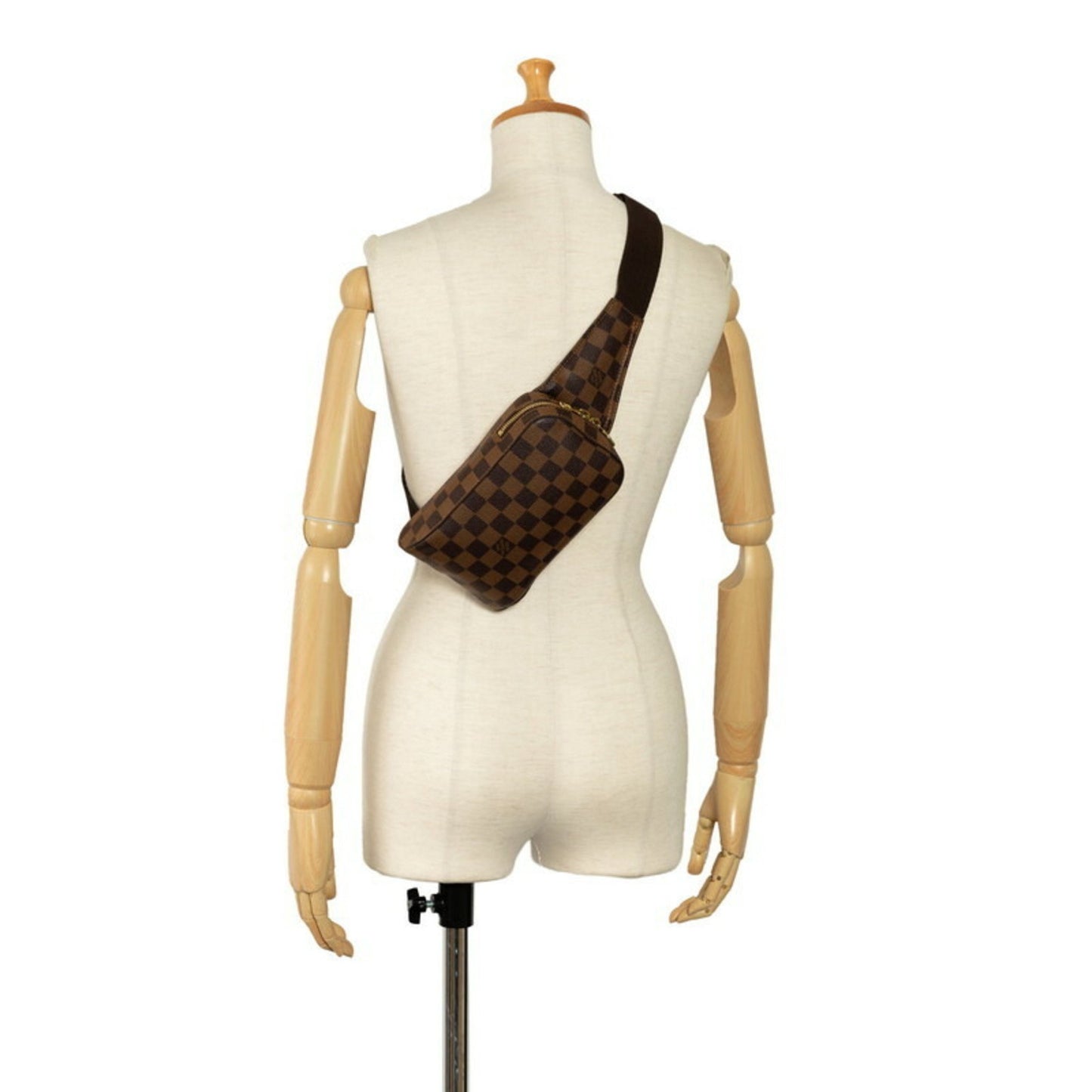 Louis Vuitton Geronimos, Brown, Canvas, shoulder