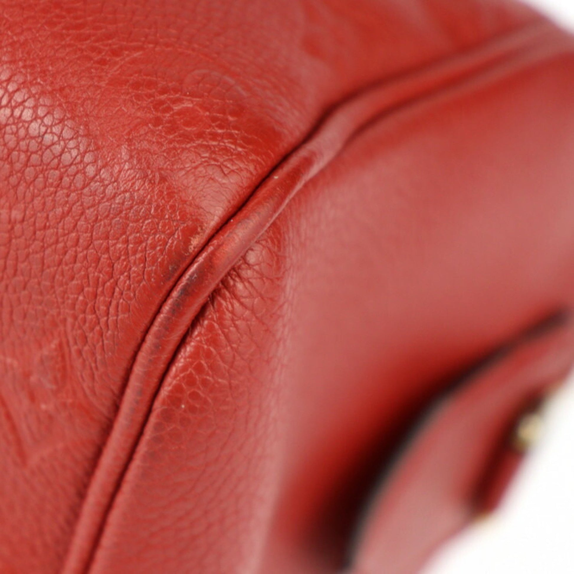 Louis Vuitton Speedy bandoulière 25, Red, Leather, handbag