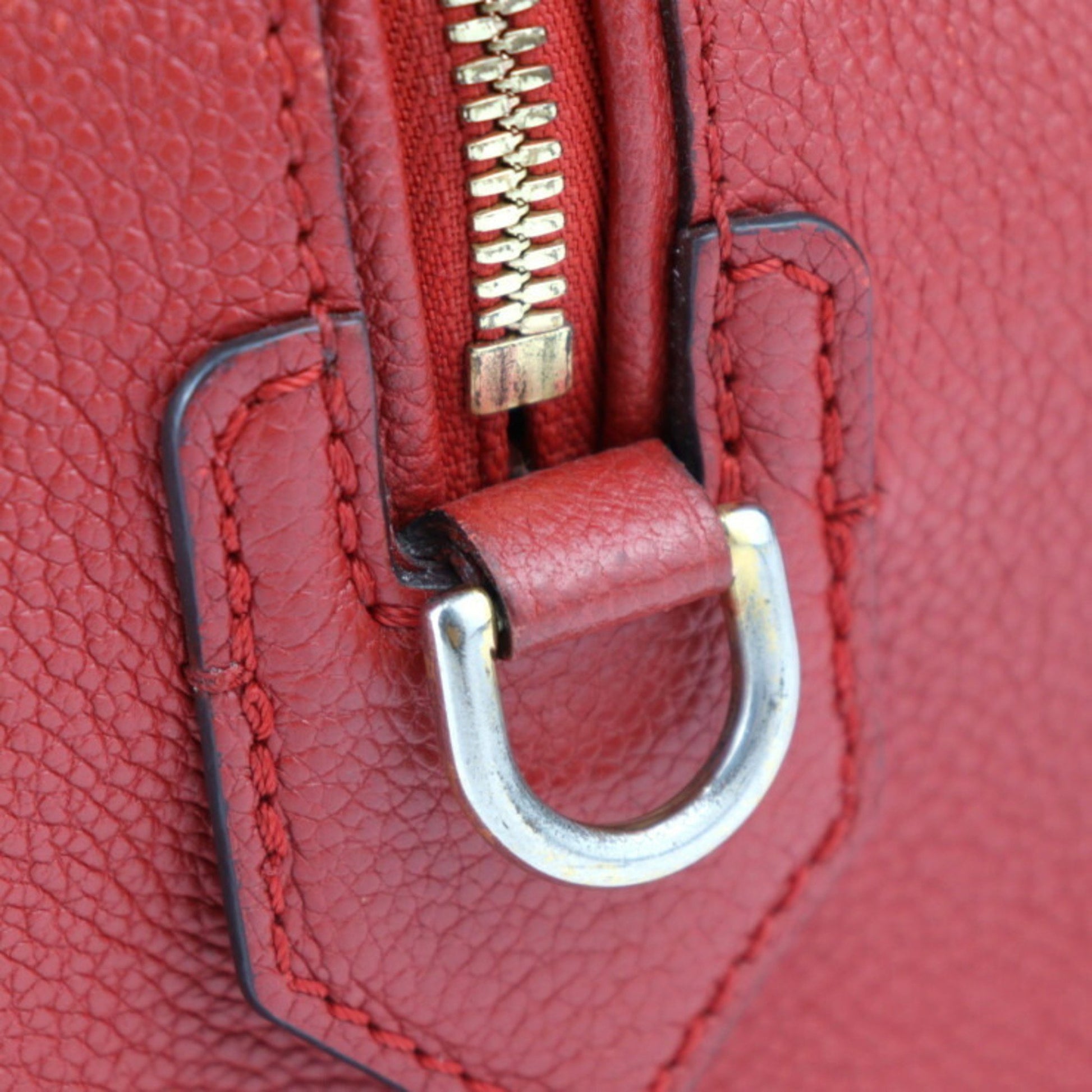 Louis Vuitton Speedy bandoulière 25, Red, Leather, handbag