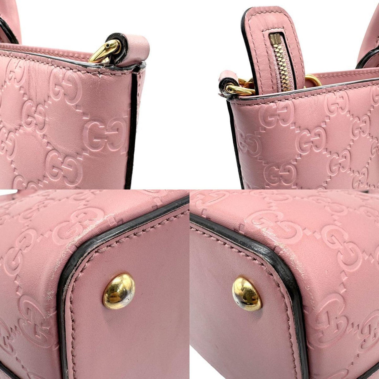 Gucci Guccissima, Pink, Leather, tote