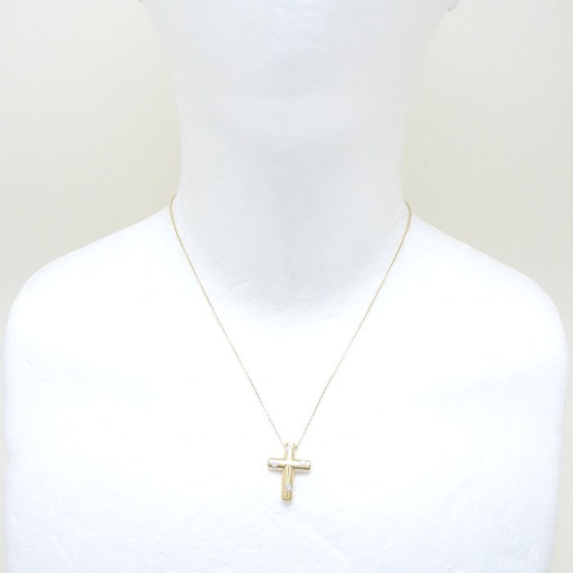 Tiffany & Co Croix, Gold, Yellow Gold, necklace