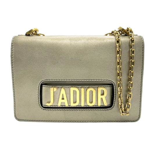 Dior J'Adior, Gold, Leather, shoulder