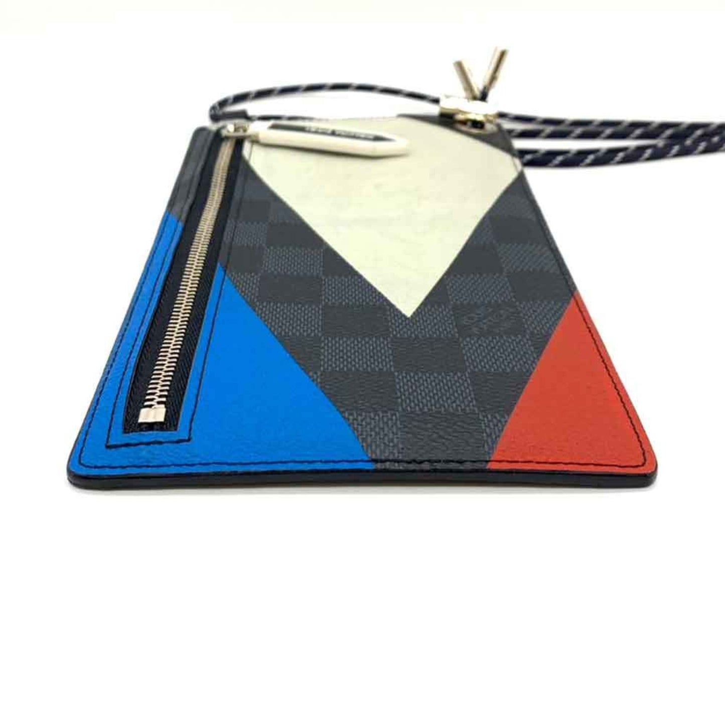 Louis Vuitton America's Cup, Multicolour, Canvas, clutch