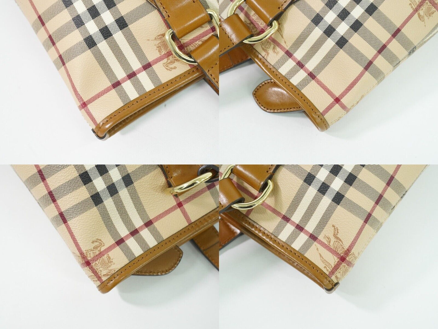 Burberry Nova Check, Beige, Canvas, tote