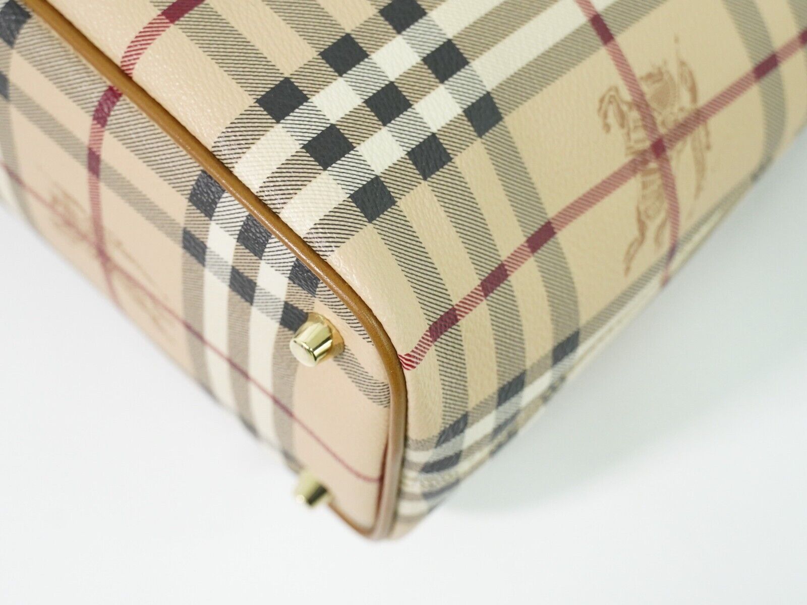 Burberry Nova Check, Beige, Canvas, tote