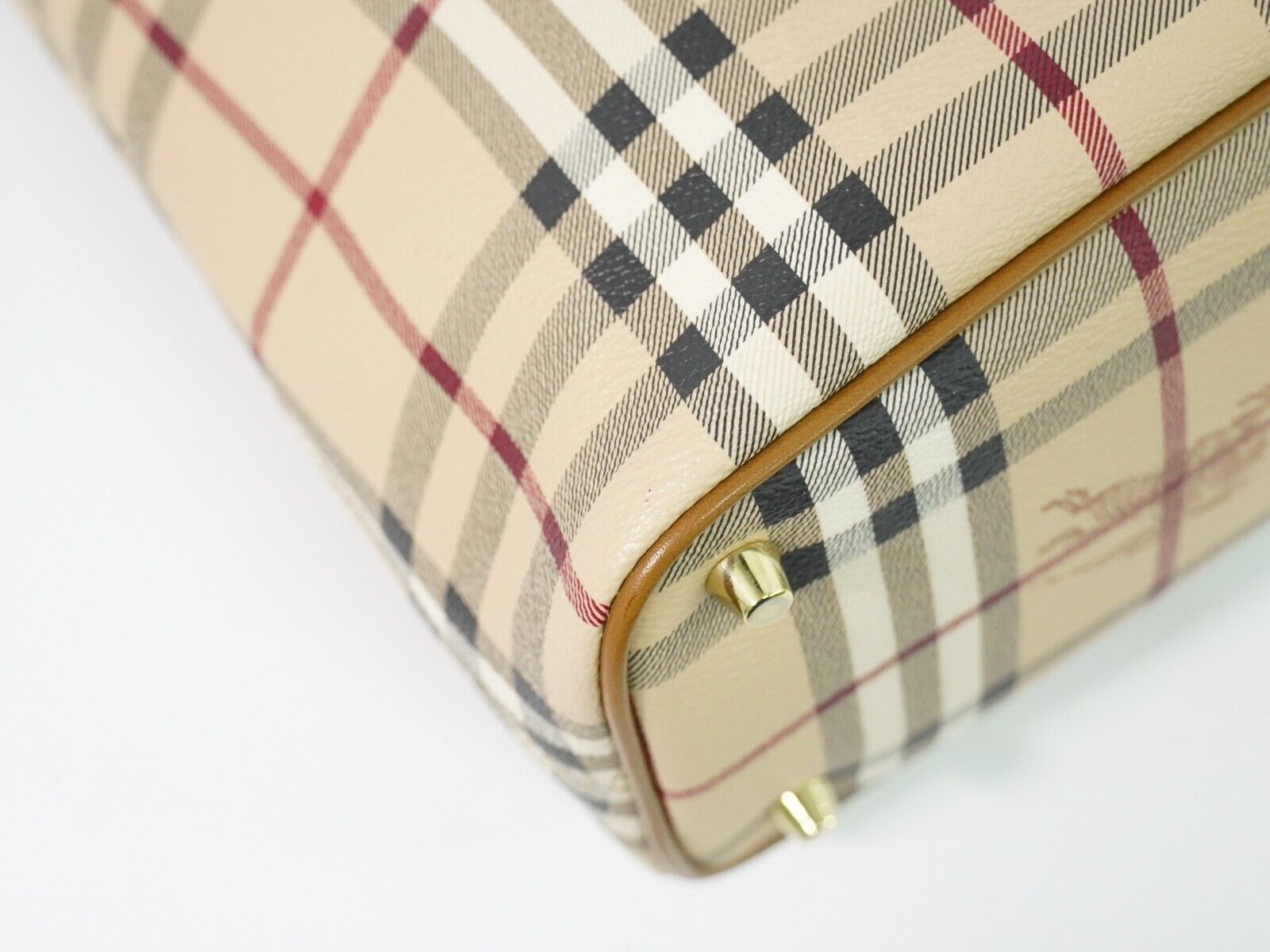 Burberry Nova Check, Beige, Canvas, tote