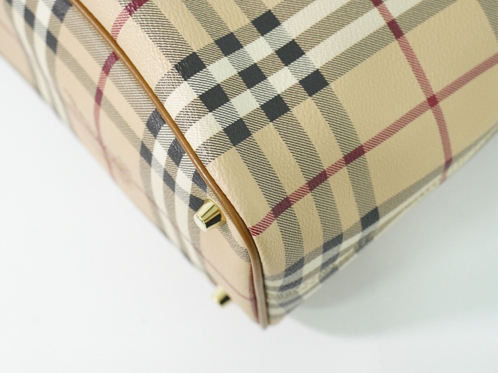 Burberry Nova Check, Beige, Canvas, tote