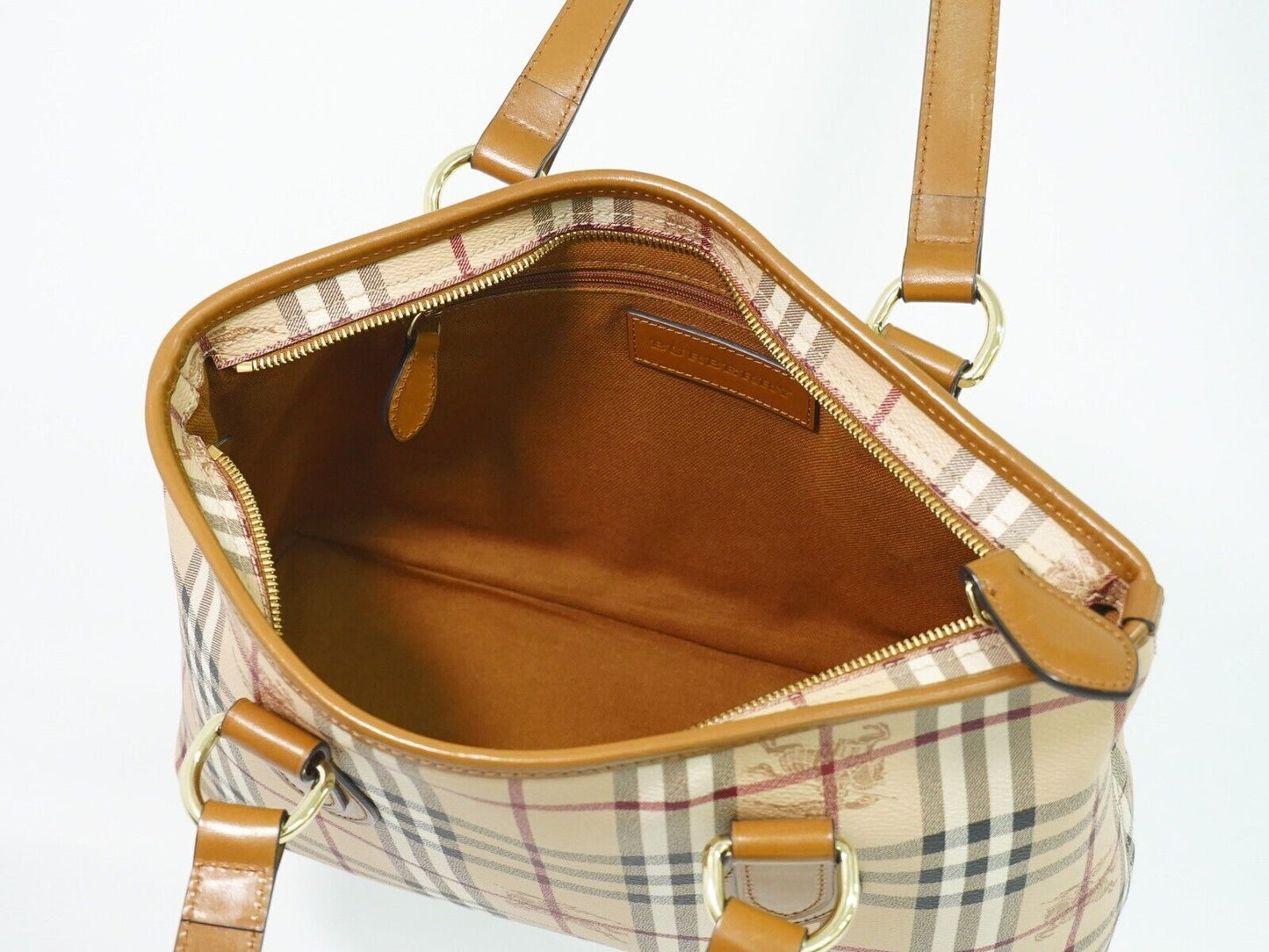 Burberry Nova Check, Beige, Canvas, tote