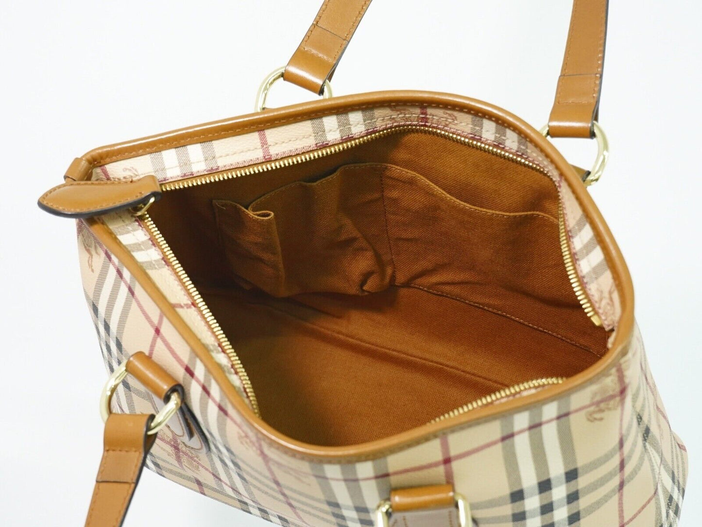 Burberry Nova Check, Beige, Canvas, tote