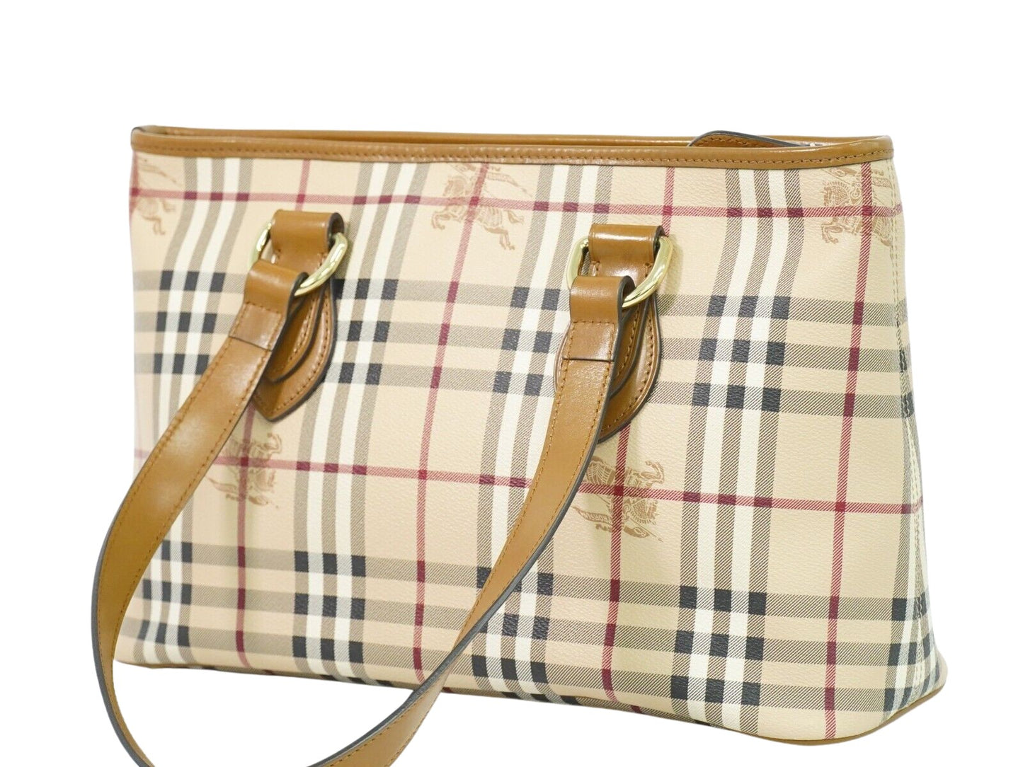 Burberry Nova Check, Beige, Canvas, tote