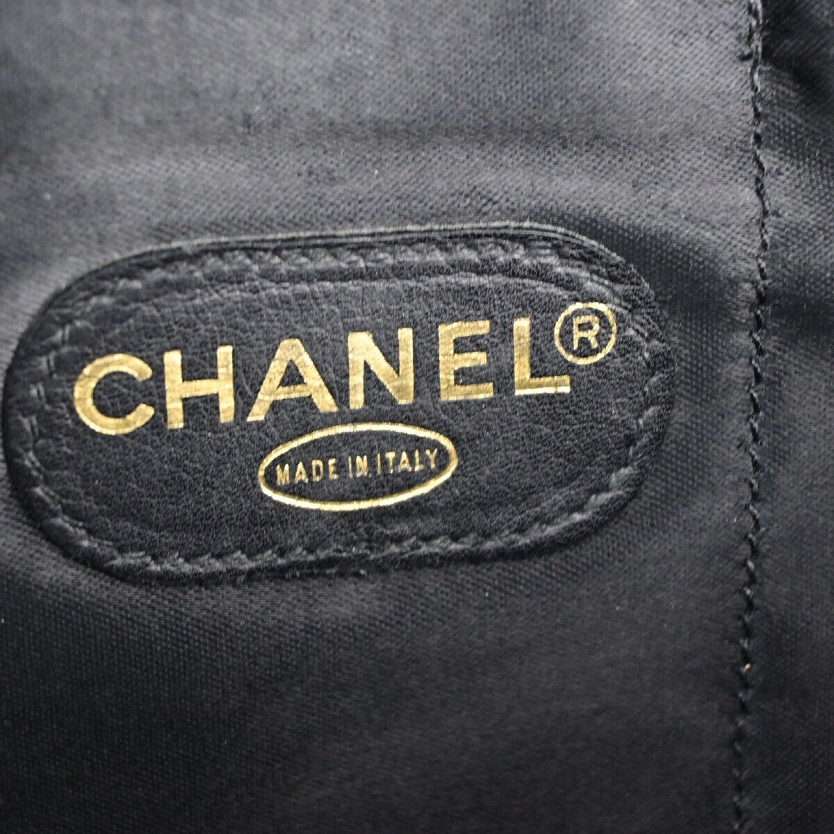 Chanel, Black, Leather, briefcase