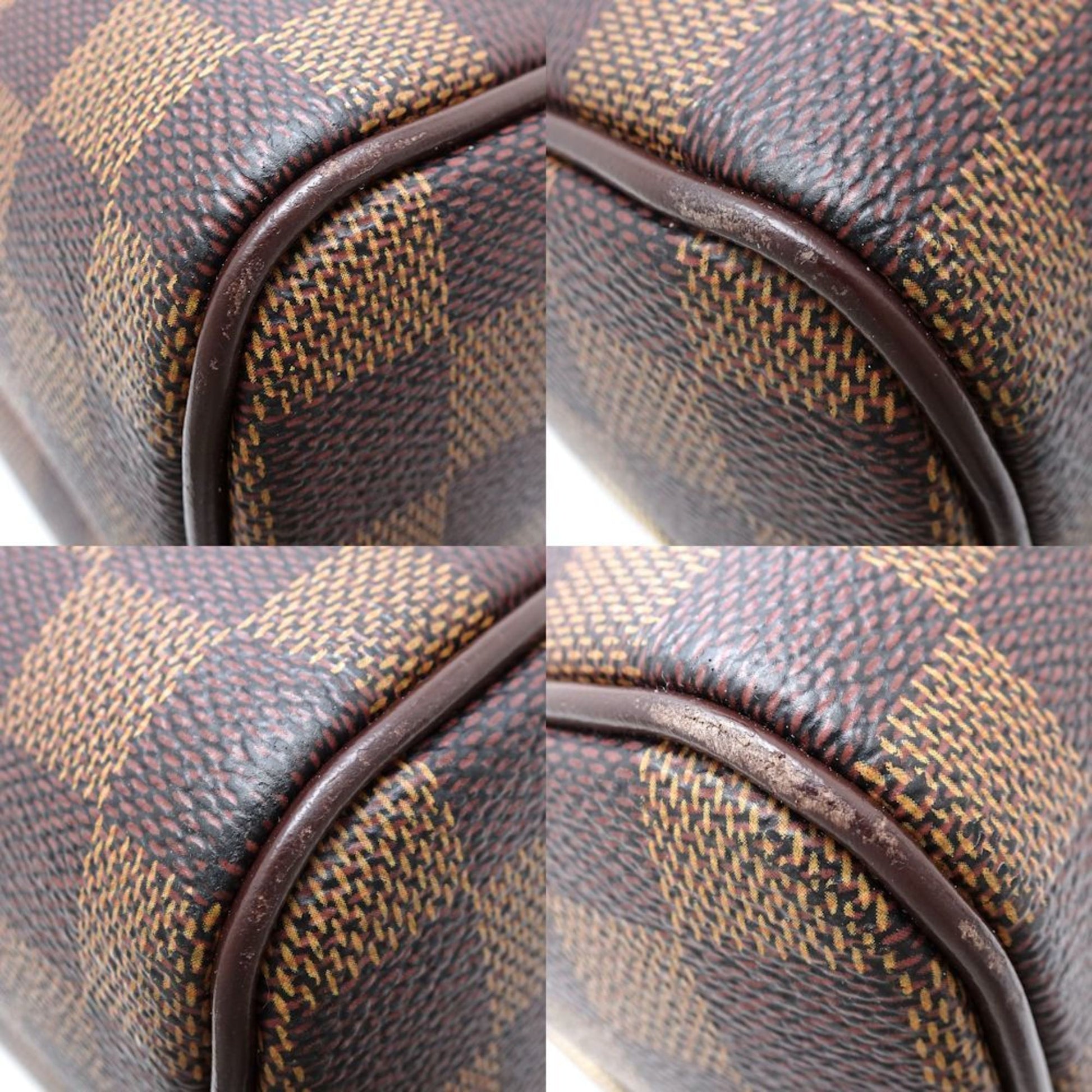 Louis Vuitton Nolita, Brown, Canvas, handbag