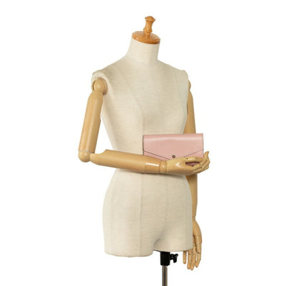 Louis Vuitton Portefeuille Sarah, Pink, Leather, wallet