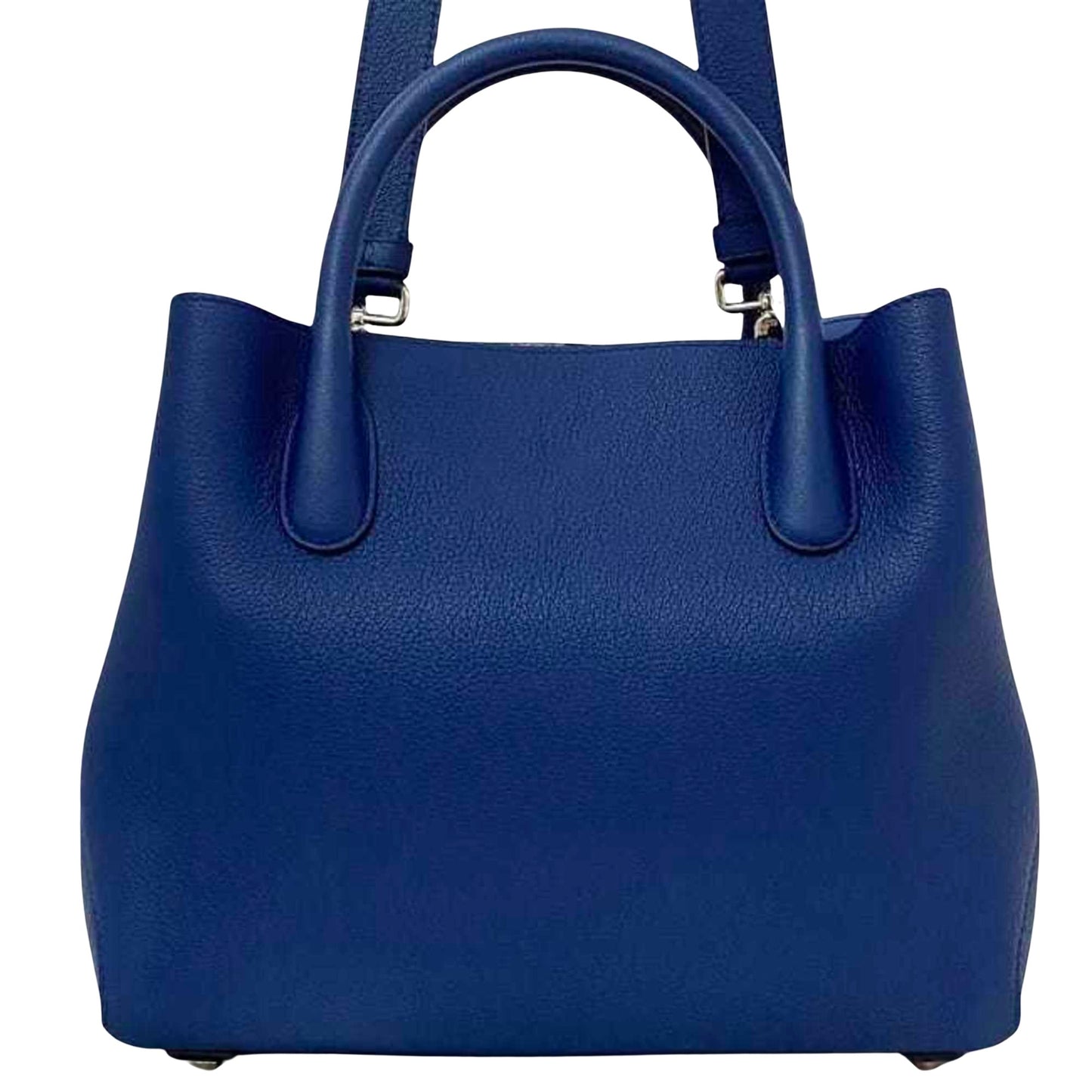 Dior Open bar, Blue, Leather, tote