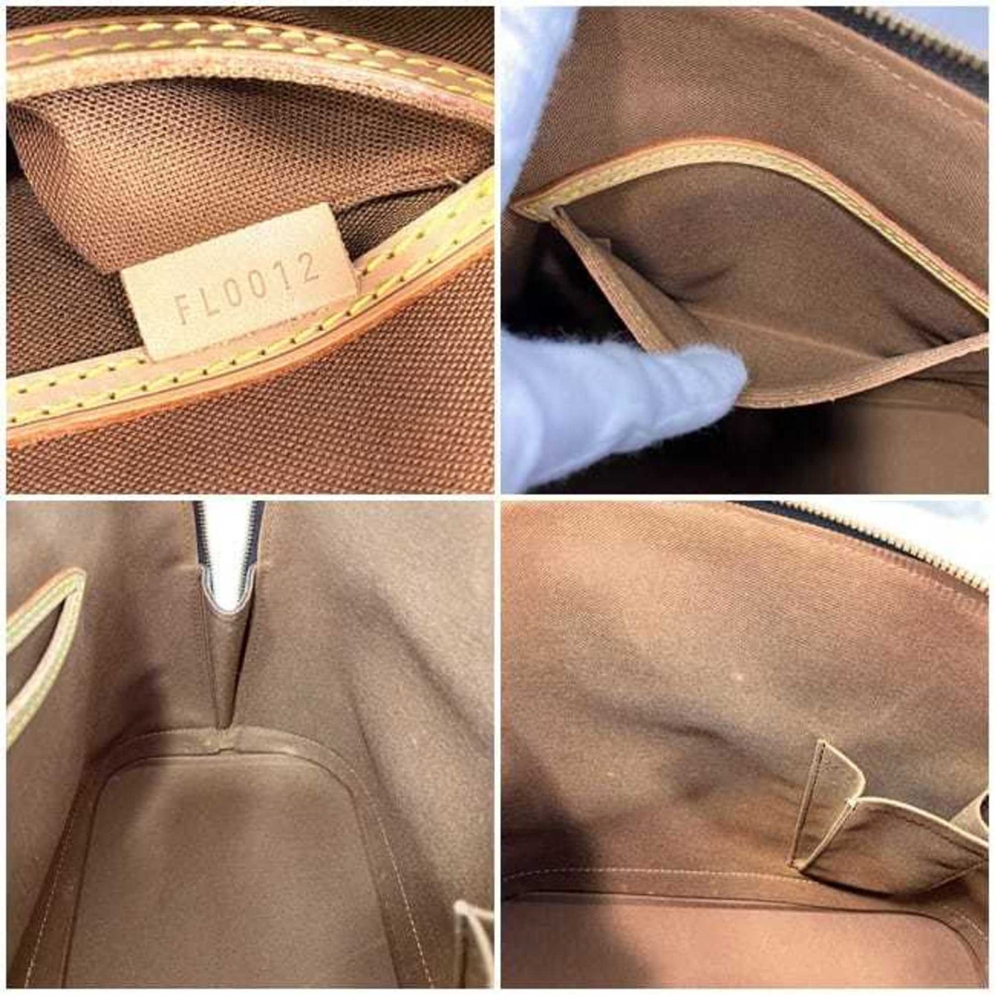 Louis Vuitton Alma, Brown, Canvas, handbag