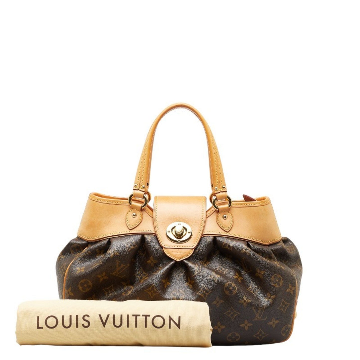 Louis Vuitton Boétie, Brown, Canvas, handbag