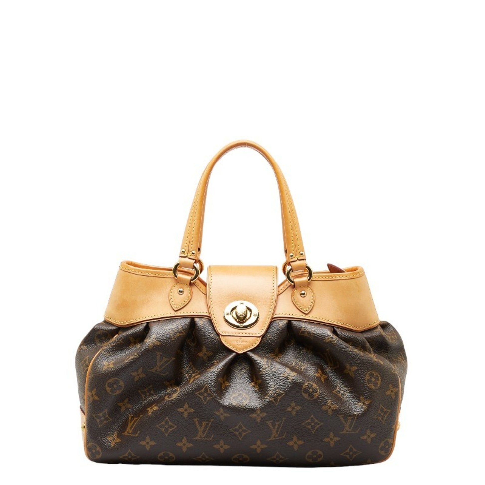 Louis Vuitton Boétie, Brown, Canvas, handbag